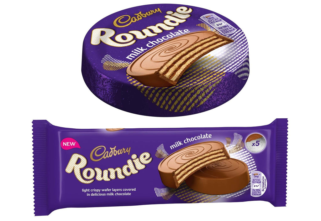 Cadbury Roundie Milk Chocolate Biscuits (CASE OF 18 x 180g)