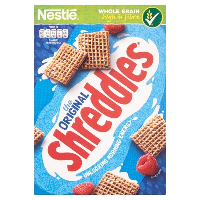 Nestle Shreddies Original Cereal (CASE OF 10 x 460g)