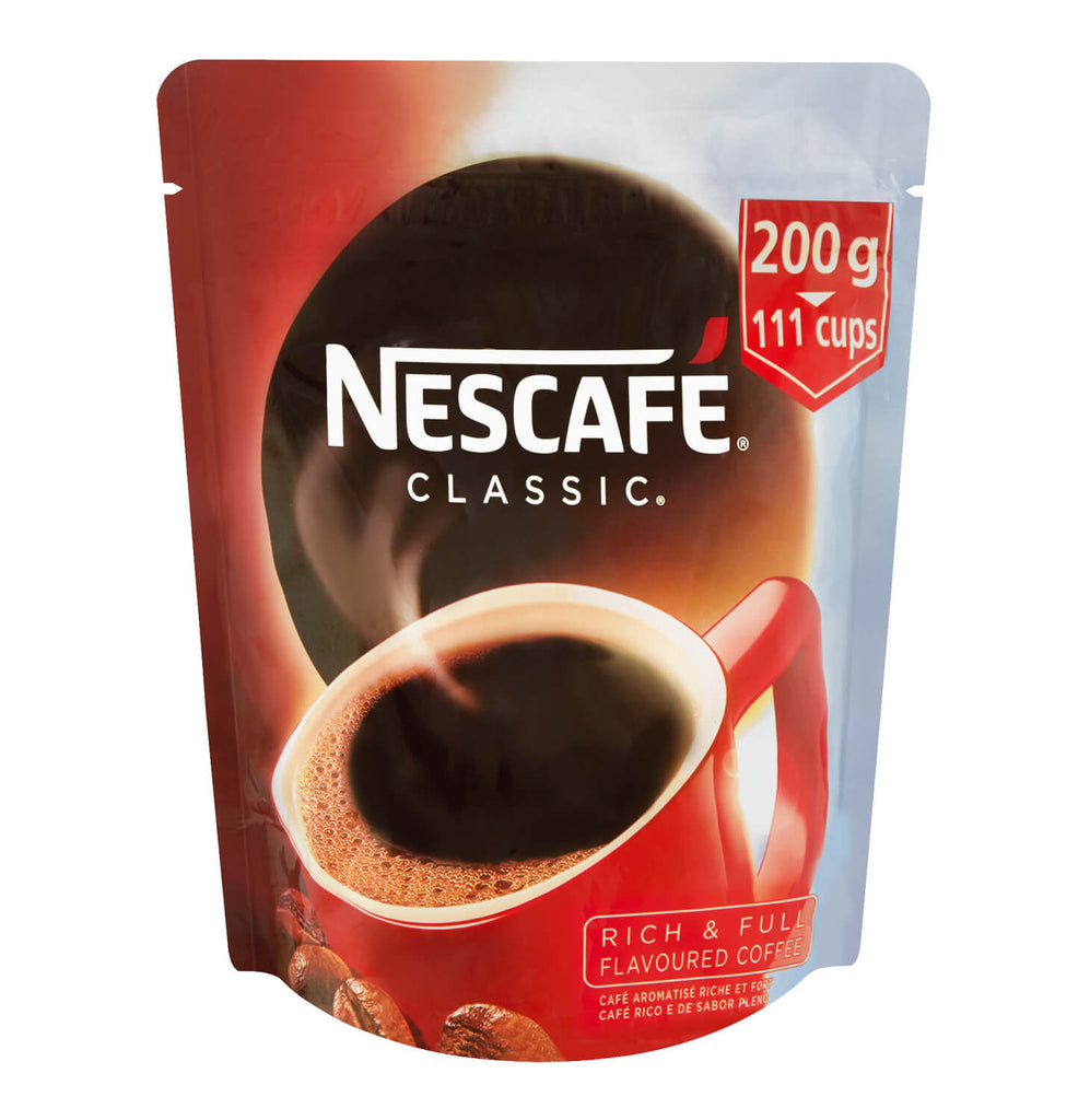 Nestle Nescafe Coffee Classic Refill Pouch (Kosher) (CASE OF 6 x 200g)