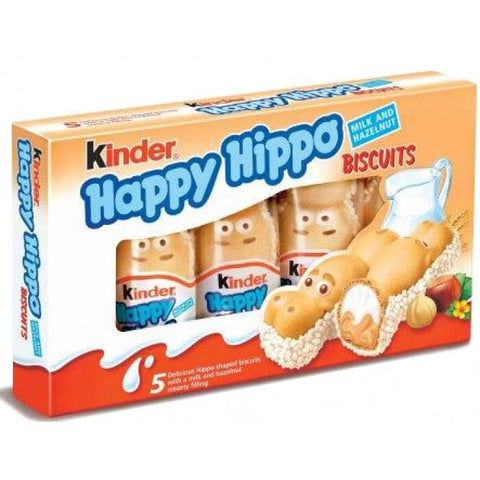 Ferrero Kinder Happy Hippo Biscuit Milk and Hazelnut  HEAT SENSITIVE ITEM. PLEASE ADD ITEM 122942 TO THE ORDER TO TRY TO PROTECT CHOCOLATES FROM HEAT DAMAGE. (CASE OF 10 x 103.5g)