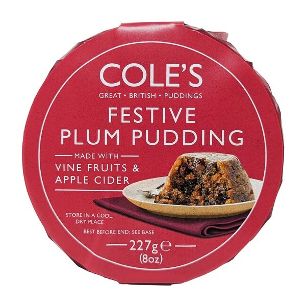 Coles Christmas Pudding Festive Plum (CASE OF 12 x 227g)