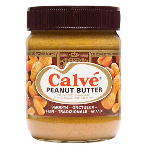 Calve Smooth Peanut Butter No Sugar Added (CASE OF 12 x 350g)