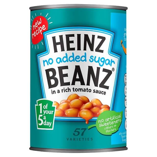 Heinz Baked Beans - No Added Sugar (CASE OF 24 x 415g)