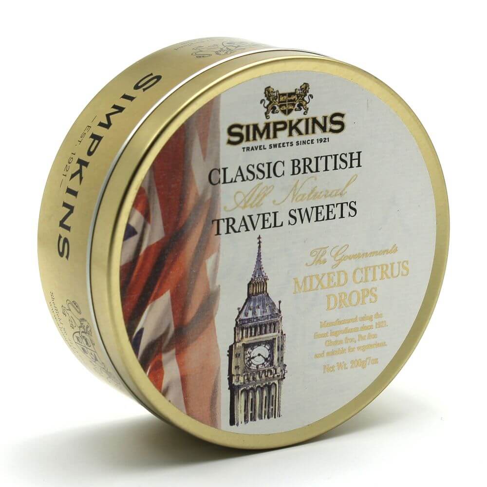 Simpkins Sweets -Mixed Citrus Drops The Government (CASE OF 6 x 200g)