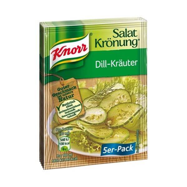 Knorr Dill Salad Dressing Sachets (CASE OF 15 x 45g)