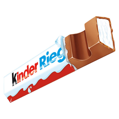 Ferrero Kinder Riegel Bar  HEAT SENSITIVE ITEM. PLEASE ADD ITEM 122942 TO THE ORDER TO TRY TO PROTECT CHOCOLATES FROM HEAT DAMAGE. (CASE OF 36 x 21g)