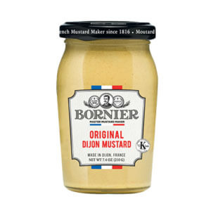 Bornier Original Dijon Mustard Made in Dijon France (CASE OF 6 x 210g)