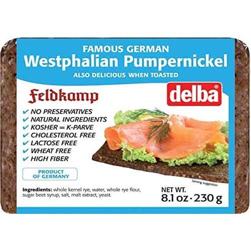 Delba Westphalian Pumpernickle Bread (CASE OF 24 x 230g)