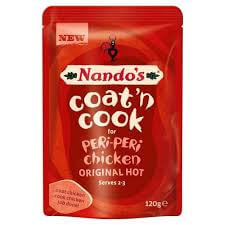 Nandos Sauce - Cook and Coat Hot Pouch (CASE OF 12 x 120g)