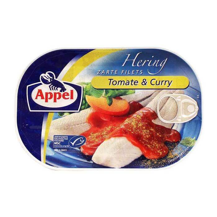 Appel Herring in Tomato Curry Sauce (CASE OF 10 x 200g)