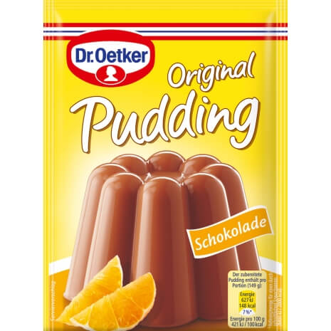 Dr Oetker Original Chocolate Pudding (Pack of Three) (CASE OF 16 x 133.5g)