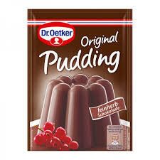 Dr Oetker Original Pudding Dark Chocolate Flavour (Pack of Three) (CASE OF 8 x 144g)