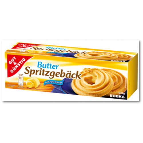 Gut and Gunstig Butter Whirl Biscuits (CASE OF 15 x 400g)