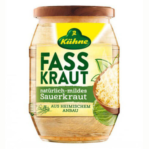 Kuehne Naturally Mild Sauerkraut (CASE OF 6 x 680g)
