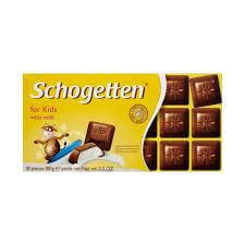 Schogetten For Kids (HEAT SENSITIVE ITEM - PLEASE ADD A THERMAL BOX TO YOUR ORDER TO PROTECT YOUR ITEMS (CASE OF 15 x 100g)