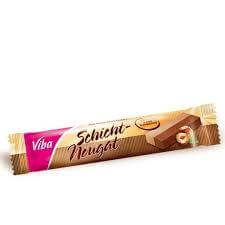 Viba Layered Nougat Bar  HEAT SENSITIVE ITEM. PLEASE ADD ITEM 122942 TO THE ORDER TO TRY TO PROTECT CHOCOLATES FROM HEAT DAMAGE (CASE OF 15 x 75g)