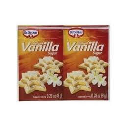 Dr Oetker Natural Flavoured Vanilla Sugar (Pack of Six) (CASE OF 12 x 48g)
