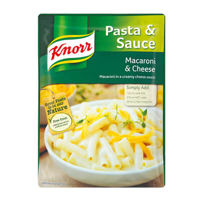 Knorr Sauce Macaroni and Cheese Pasta and Sauce (CASE OF 12 x 128g)