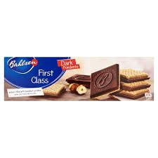 Bahlsen First Class Dark Chocolate Cookies  HEAT SENSITIVE ITEM. PLEASE ADD ITEM 122942 TO THE ORDER TO TRY TO PROTECT CHOCOLATES FROM HEAT DAMAGE. (CASE OF 12 x 125g)