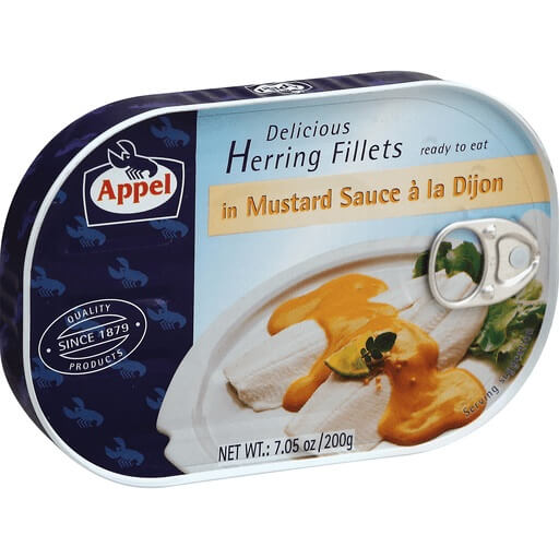 Appel Herring Filets in Dijon Mustard Sauce (CASE OF 10 x 200g)