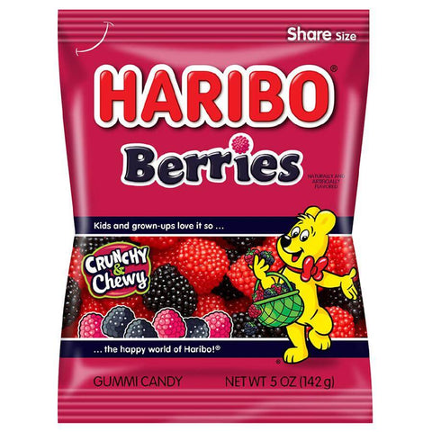 Haribo Berries Crunchy and Chewy (CASE OF 12 x 142g)