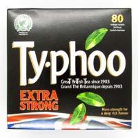 Typhoo Tea - Extra Strong (Pack of 80 Tea Bags) (CASE OF 6 x 250g)