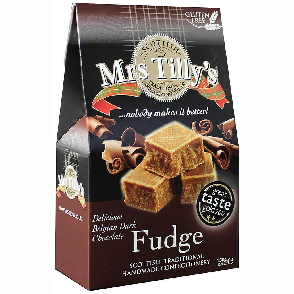 Mrs Tillys Belgian Chocolate Fudge Carton (CASE OF 6 x 150g)