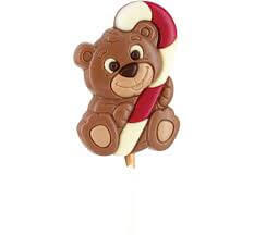 Belfine Milk Chocolate Lollipop Bear Raphael (CASE OF 24 x 25g)