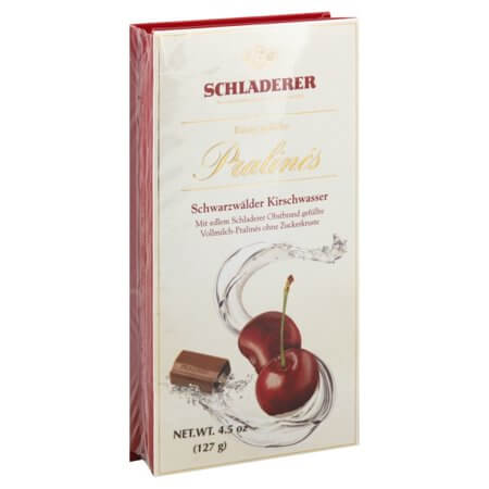 Schladerer Milk Chocolate Covered Cherries Without Sugar Crust (CASE OF 8 x 127g)