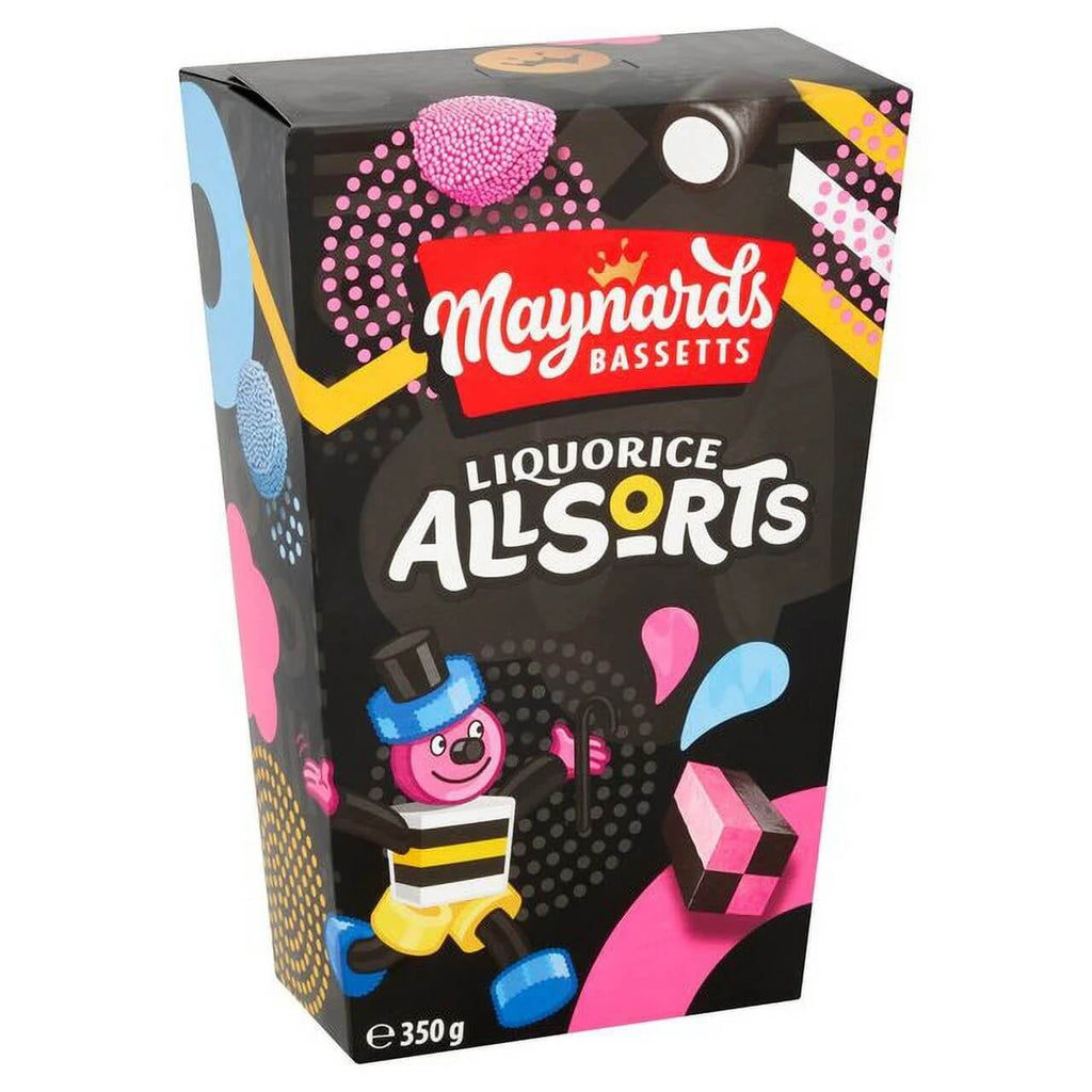 Maynards Bassetts Liquorice Allsorts Carton (CASE OF 6 x 350g)