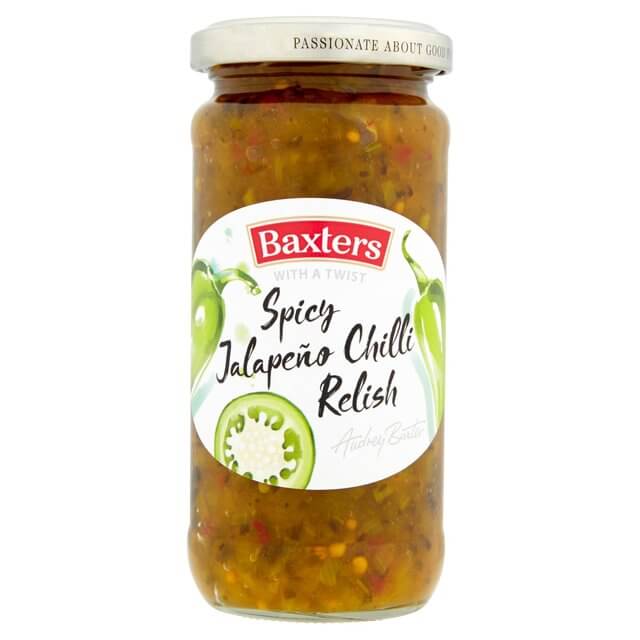 Baxters Spicy Jalapeno Chilli Relish (CASE OF 6 x 220g)