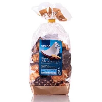 Edeka Kokos Makronen Zartbitter (CASE OF 15 x 250g)