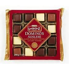 Lambertz Dominos Auslese Milk Dark and White Chocolate (CASE OF 23 x 200g)