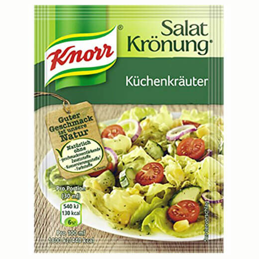 Knorr Kuechen Kraeuter Salad Dressing Sachets (5-Pack) (CASE OF 15 x 40g)