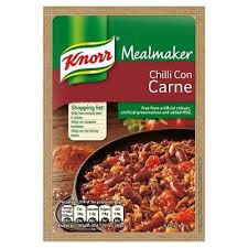 Knorr Mealmaker - Chilli Con Carne Sauce Mix (CASE OF 16 x 50g)