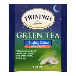 Twinings of London Tea - Green Tea Nightly Calm Herbal (Pack of 20 Tea Bags) (CASE OF 6 x 40g)