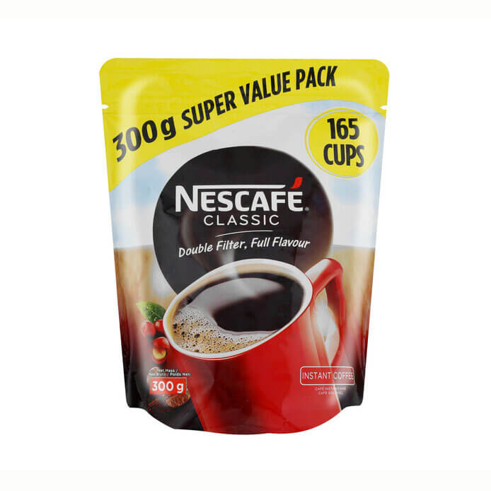 Nestle Nescafe Coffee - Classic Large Refill Pouch (Kosher) (CASE OF 10 x 300g)