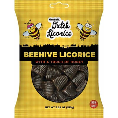 Gustafs Beehive Licorice, With A Touch Of Honey (CASE OF 12 x 150g)