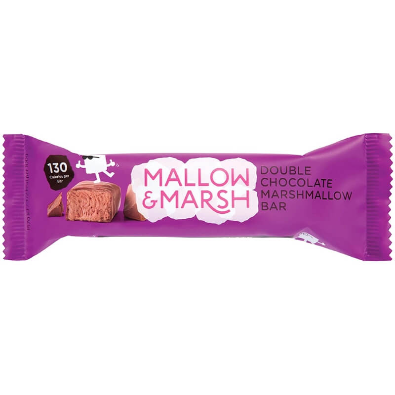 Mallow and Marsh Marshmallow Bar - Double Chocolate (CASE OF 12 x 35g)