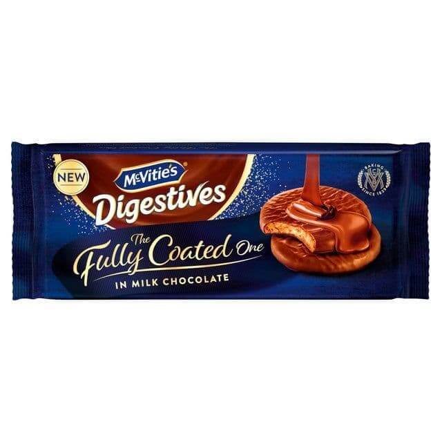 McVities Digestives - The Fully Coated One in Milk Chocolate (CASE OF 12 x 149g)