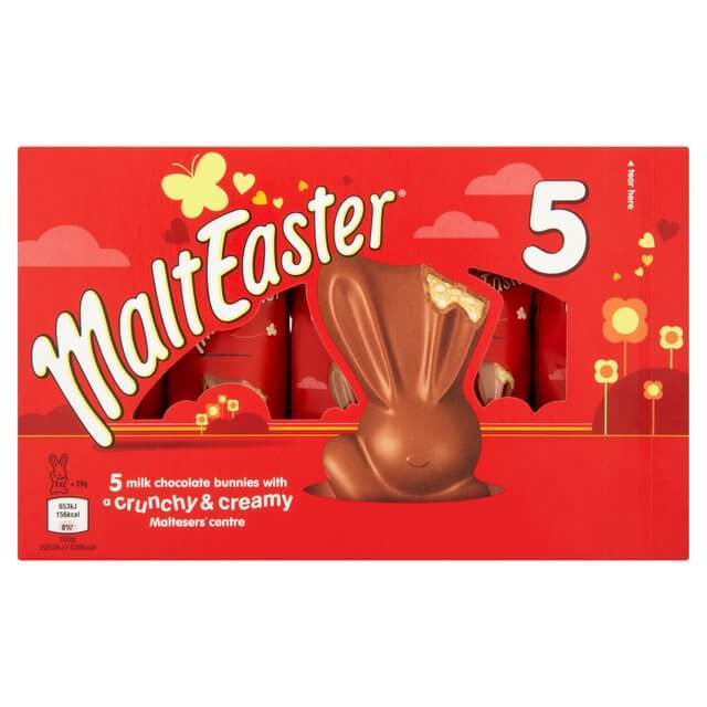 Mars Maltesers Bunnies 5 Pack (CASE OF 10 x 145g)