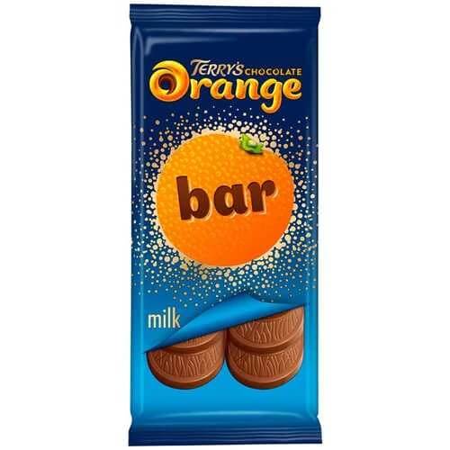 Kraft Terrys Chocolate Orange Bar (CASE OF 19 x 90g)