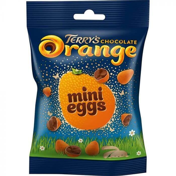 Kraft Terrys Chocolate Orange Mini Eggs (CASE OF 12 x 80g)