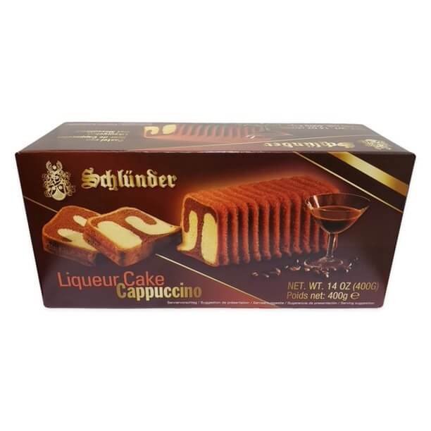 Schluender Cappuccino Liqueur Cake (CASE OF 12 x 400g)