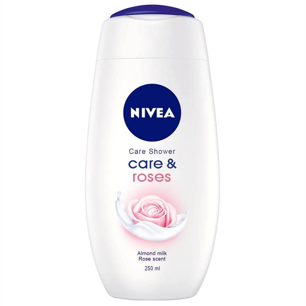 Nivea Shower Gel Rose and Almond Soft Care (CASE OF 6 x 250ml)