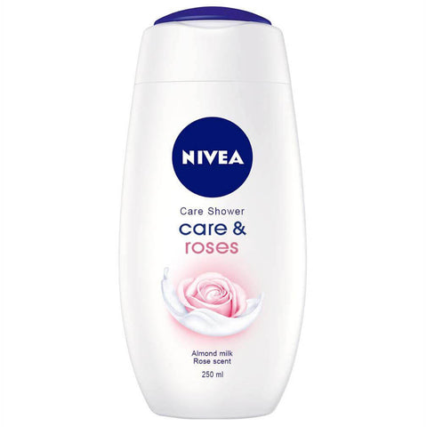 Nivea Shower Gel Soft Care Rose and Almond (CASE OF 6 x 250ml)