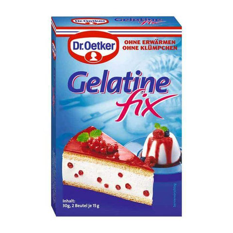 Dr Oetker Gelatine Fix (Pack of Two) (CASE OF 12 x 30g)