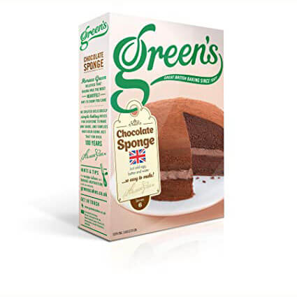 Greens Sponge Mix - Chocolate (CASE OF 6 x 221g)