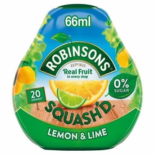 Robinsons Squashed Lemon Lime No Added Sugar (CASE OF 6 x 66ml)