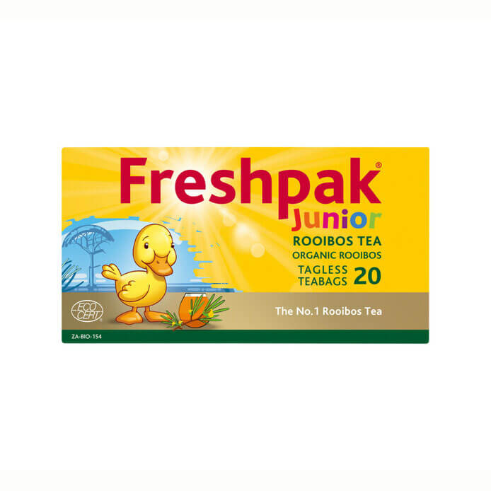 Freshpak Rooibos Tea - Junior Rooibos Tea Bags (Pack Of 20 Bags) (CASE OF 6 x 40g)